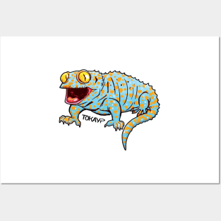 Tokay Lizard funny t shirt OKAY? Posters and Art